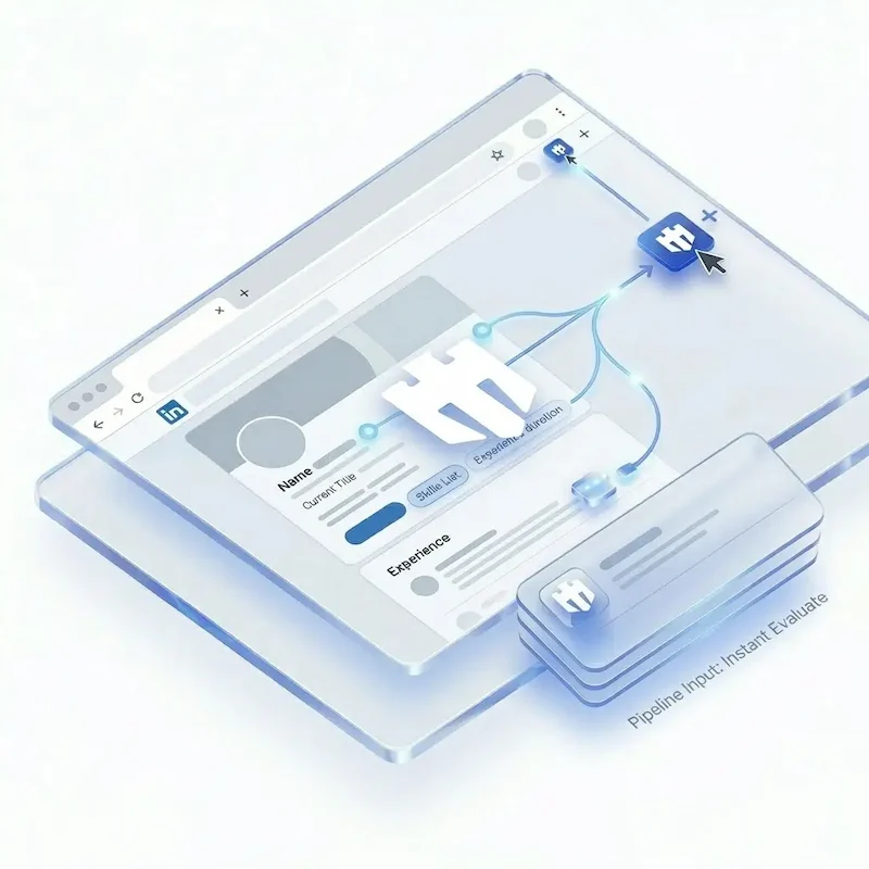 Evaluate and capture LinkedIn prospects in one click